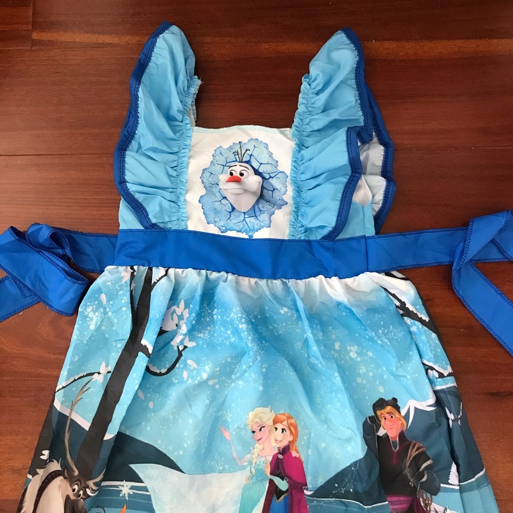 Frozen Elsa Anna Cute Dress - Picture 4 of 7